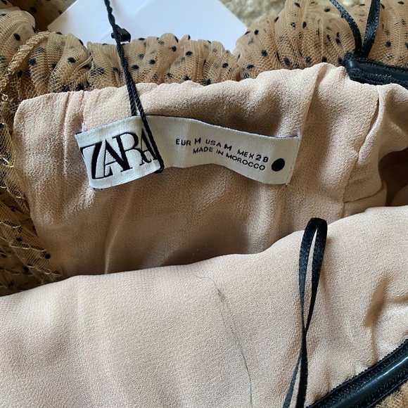 NWT Zara tulle bandeau size M (blogger favorite!) - Picture 4 of 8